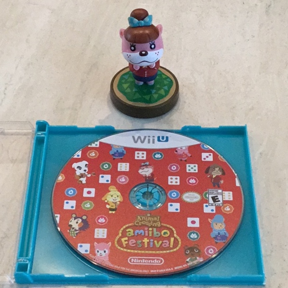 Animal Crossing Amiibo Festival Nintendo Wii U Game & Amiibos Lottie Tested